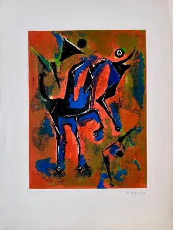 Etching And Aquatint Marini - Les jongleurs 