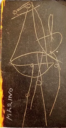 Lithograph Marini - Lithographie originale pour  Catalogue Berggruen 15 lithographies,1955