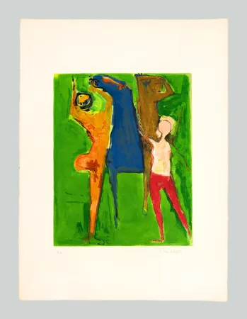 Etching And Aquatint Marini - Marino from Shakespeare I (Tav. VI)