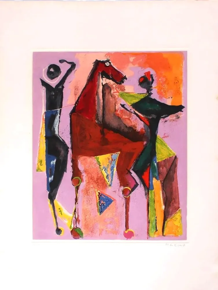 Etching And Aquatint Marini - Marino from Shakespeare I, tavola III