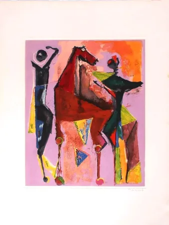 Etching And Aquatint Marini - Marino from Shakespeare I, tavola III