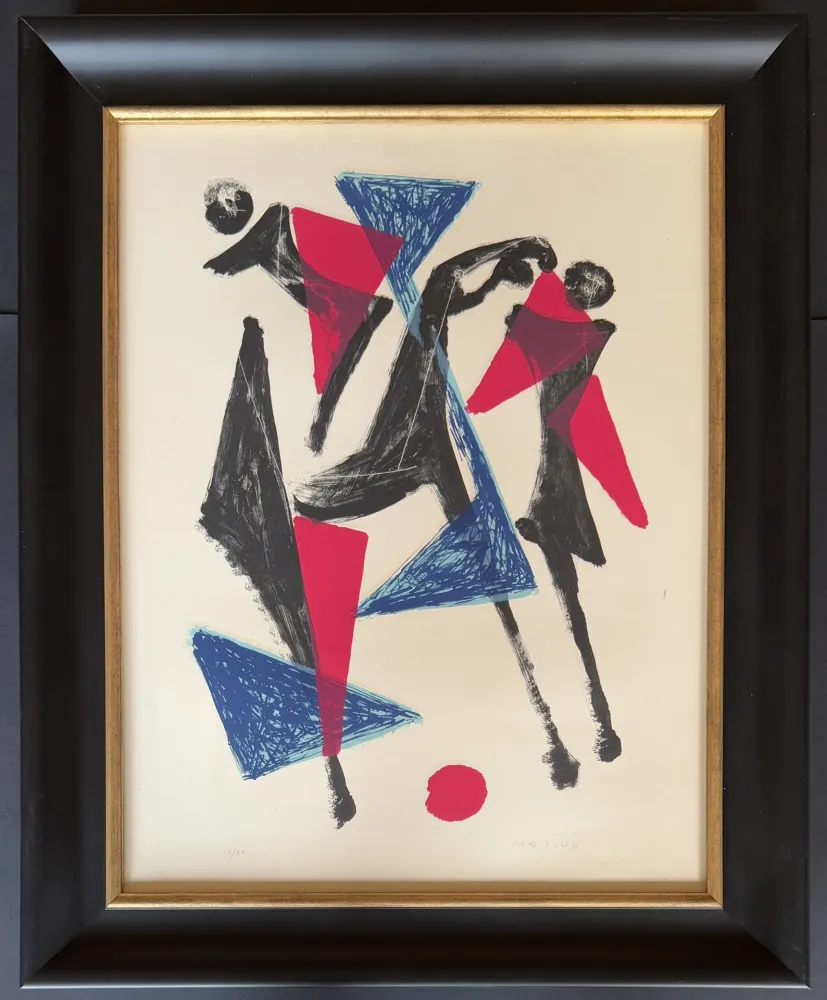 Lithograph Marini - Marino Marini (1901 - 1980) - LE CHEVAL AU MANEGE - Color lithograph on paper - 1953