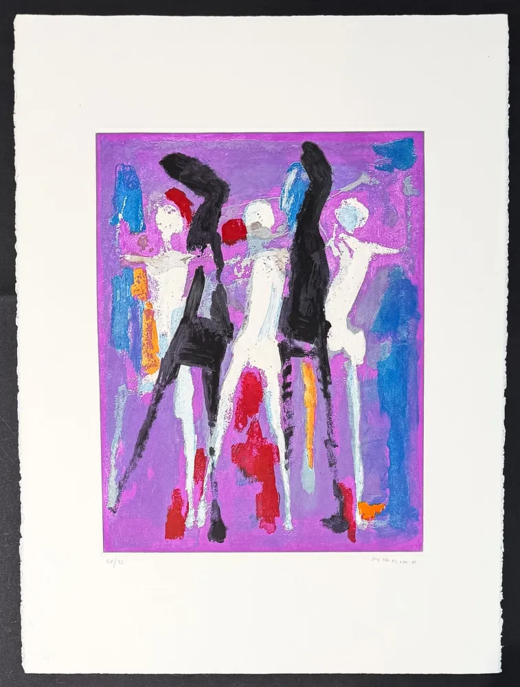 Etching Marini - Marino Marini (1901–1980) - MARINO FROM SHAKESPEARE II - Color drypoint etching and aquatint on paper - 1978