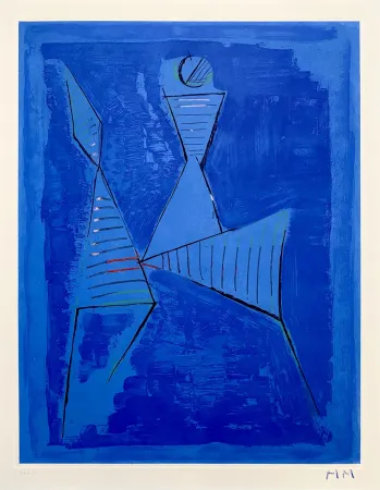 Aquatint Marini - Marino Marini- Marino from Goethe I