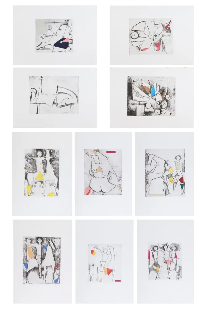 Etching And Aquatint Marini - Marino to Stravinsky