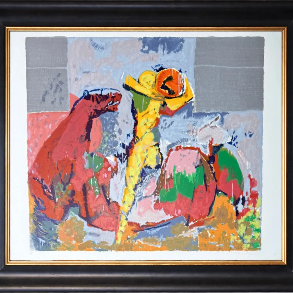 Lithograph Marini - Orfeo