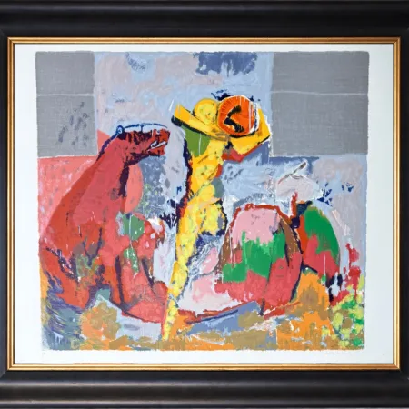 Lithograph Marini - Orfeo