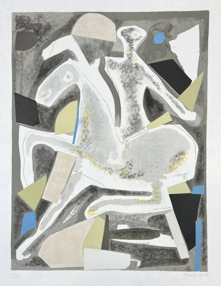 Lithograph Marini - PERSONNAGES DU SACRE DU PRINTEMPS III