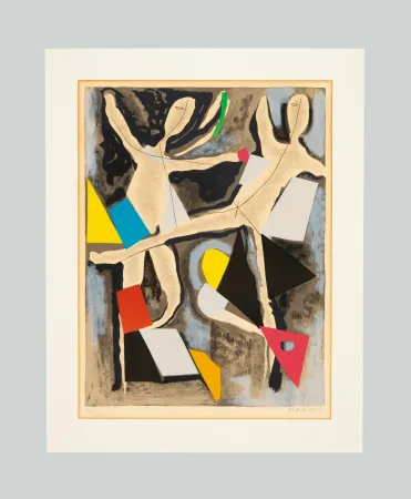 Lithograph Marini - Personnages du Sacre du Printemps IV