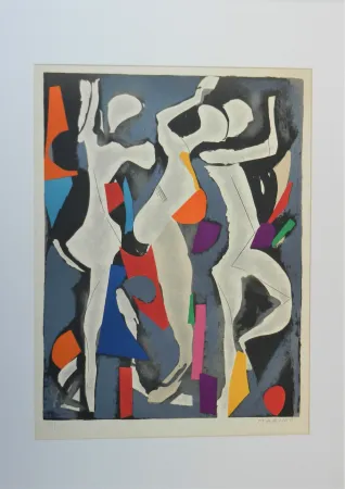 Lithograph Marini - Personnages du sacre du printemps VIII