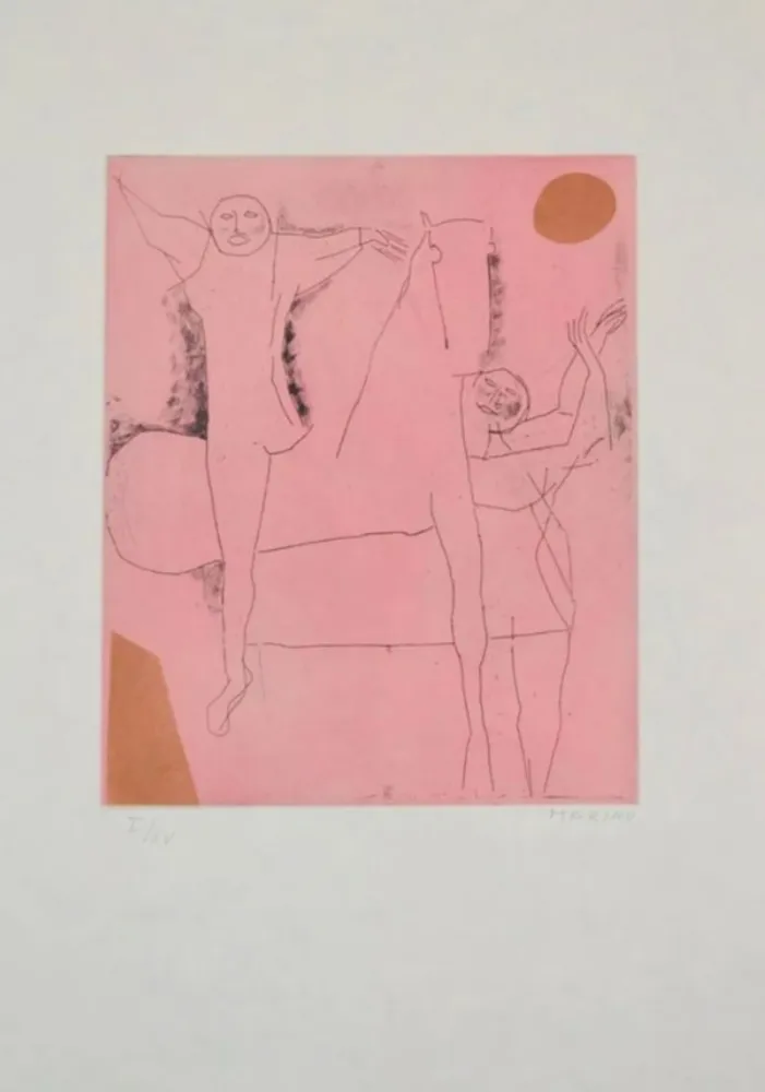 Etching And Aquatint Marini - Portfolio A-138 Giocolieir