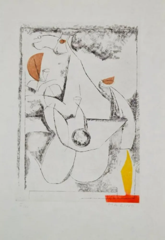 Etching And Aquatint Marini - Portfolio A-55 Miracolo