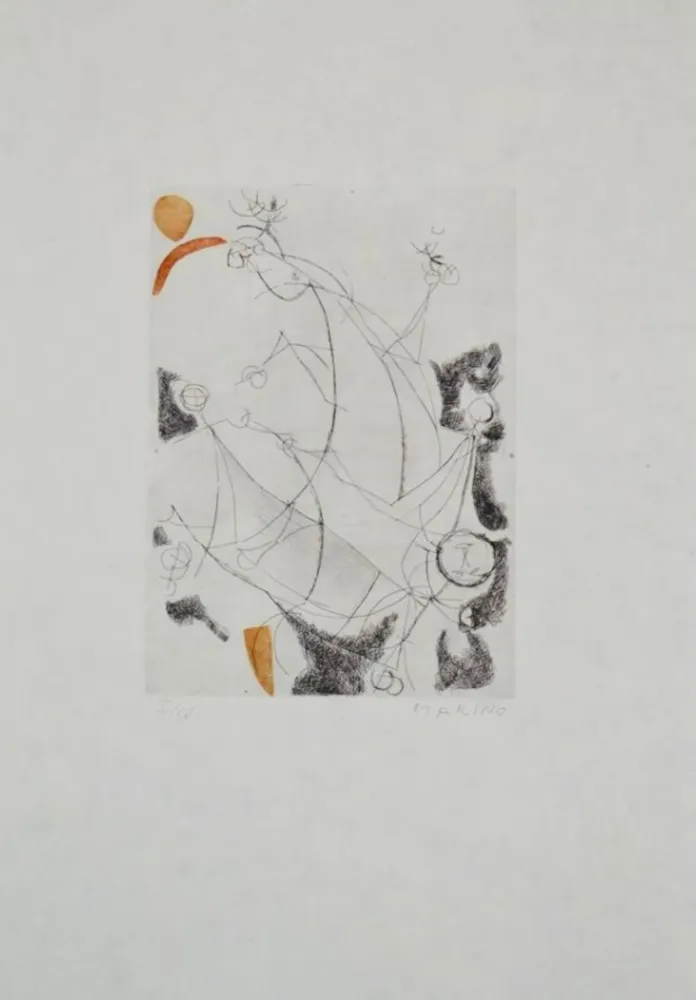 Etching And Aquatint Marini - Portfolio A-55 Miracolo