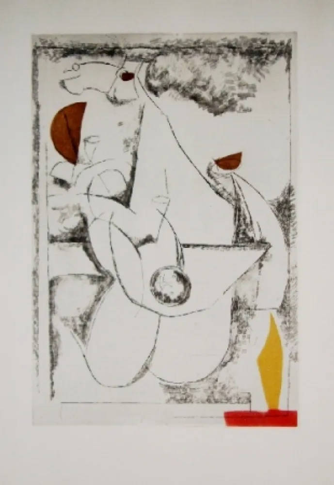 Etching And Aquatint Marini - Tout près de Marino