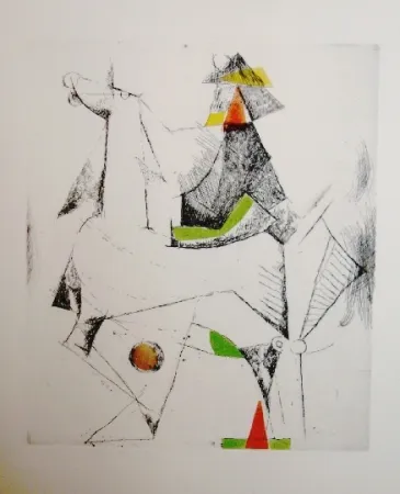 Etching And Aquatint Marini - Tout près de Marino 