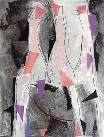 Etching And Aquatint Marini - Tre cavalli