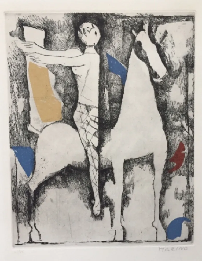 Etching And Aquatint Marini - Trovatore