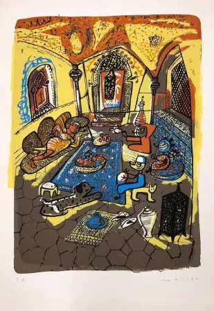 Screenprint Mariscal - Riad