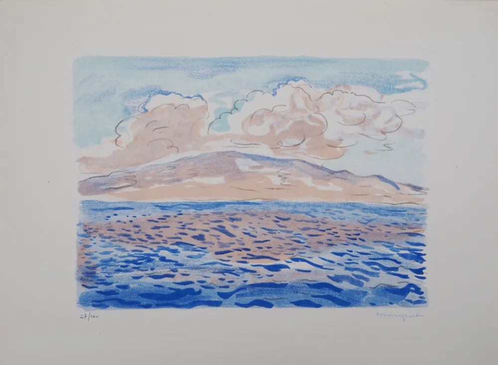 Lithograph Marquet - Adriatique