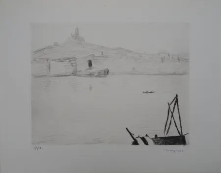 Drypoint Marquet - Marseille