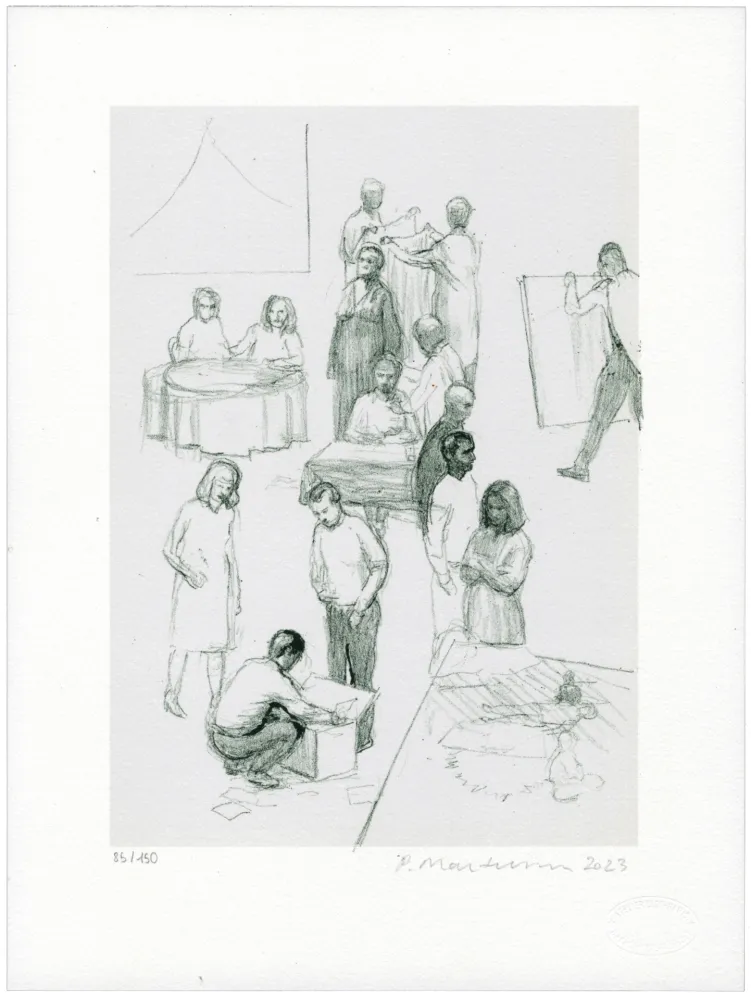 Lithograph Martensen - Editions Petit #5