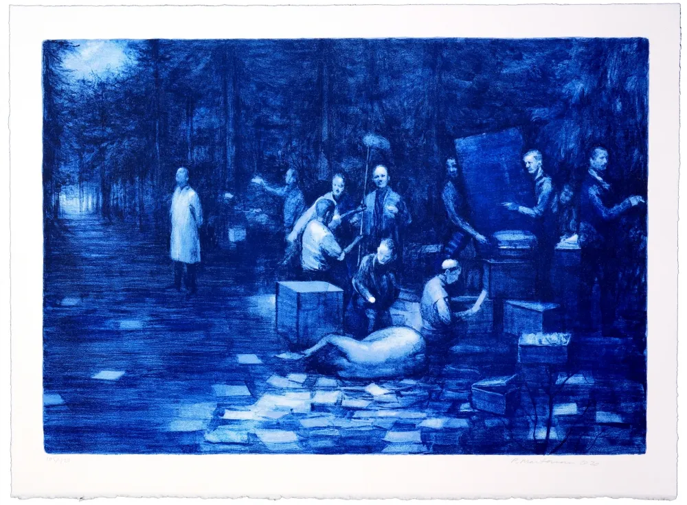 Lithograph Martensen - Sans titre