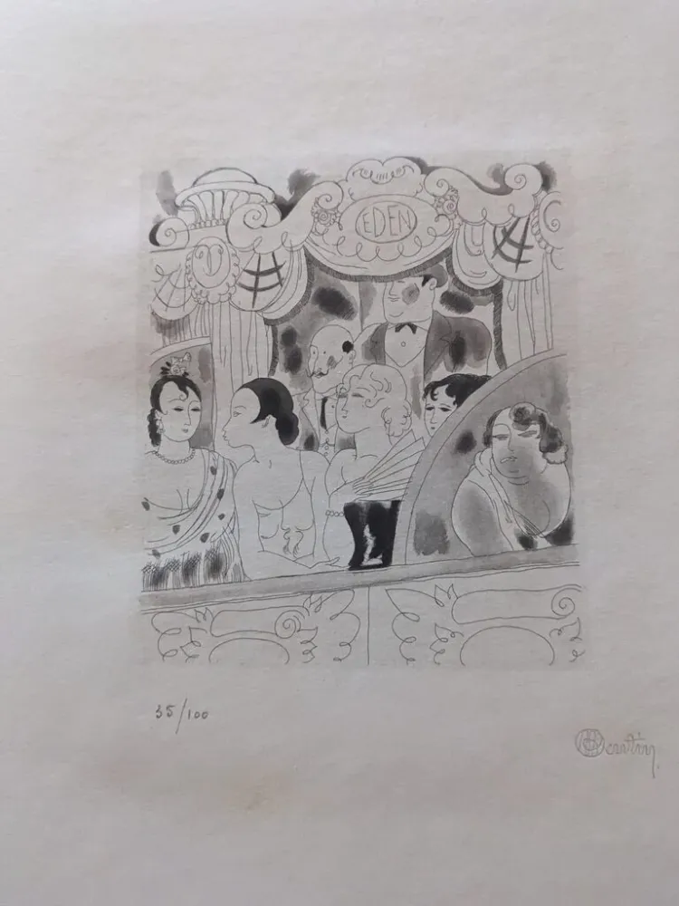 Etching And Aquatint Martin - La Petite Infante