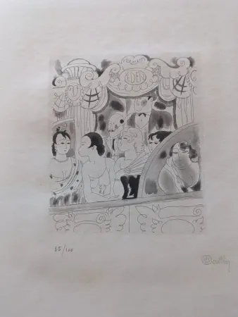 Etching And Aquatint Martin - La Petite Infante