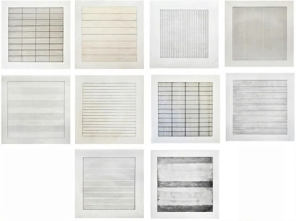 Lithograph Martin - Untitled (from Paintings and Drawings: 1974-1990)