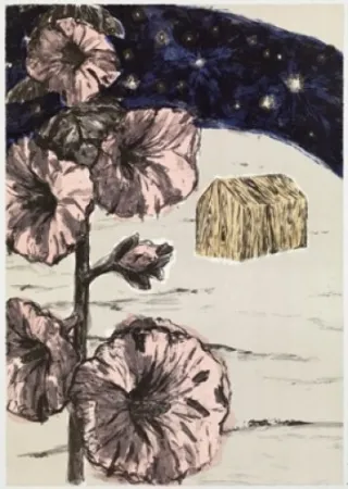 Lithograph Martinez Celaya - The Old