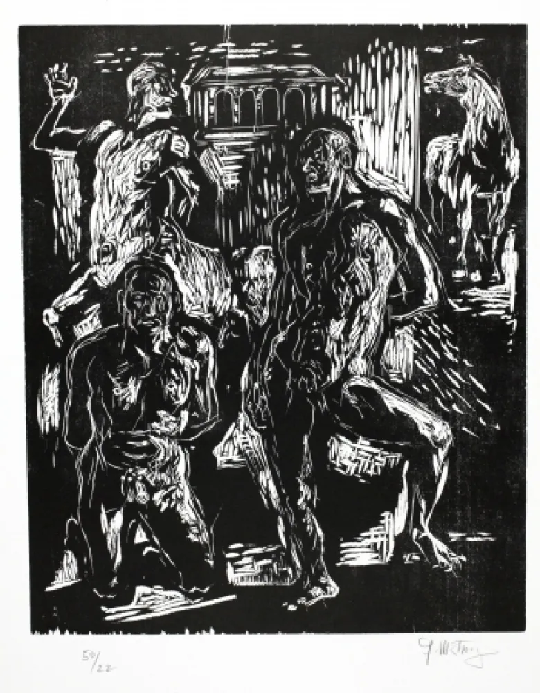 Woodcut Martinz - Ilyade