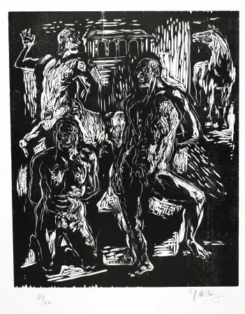 Woodcut Martinz - Ilyade