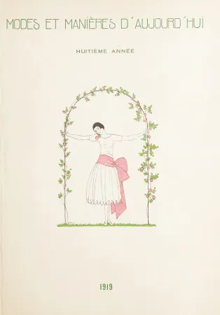 Illustrated Book Marty - MODES ET MANIÈRES D'AUJOURD' HUI. Huitième Année. 1919