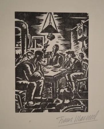 Woodcut Masereel - Emile Zola, Germinal