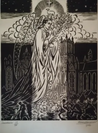 Woodcut Masereel - Souvenirs