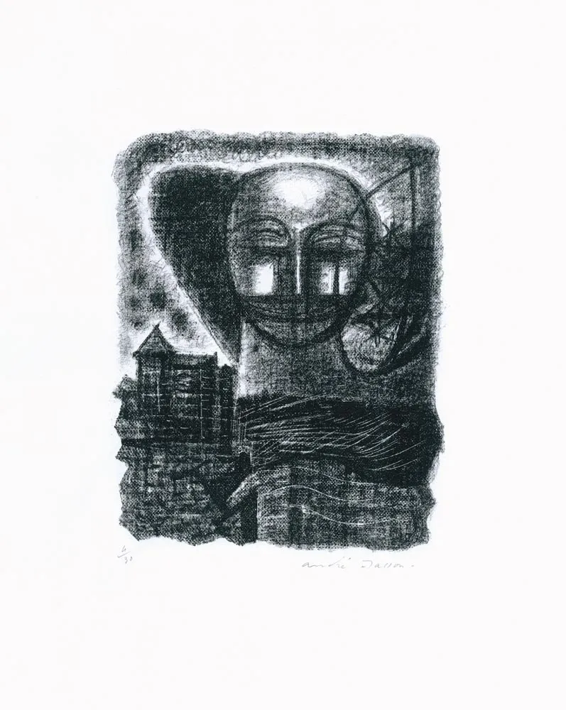 Lithograph Masson - Apparition