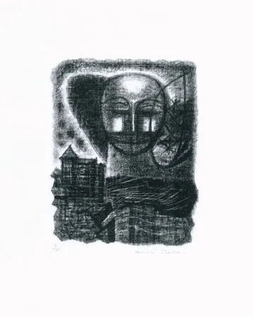 Lithograph Masson - Apparition