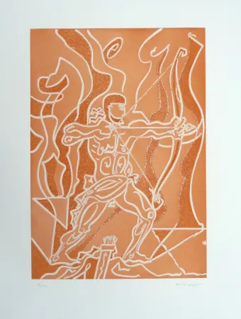 Engraving Masson - Arc