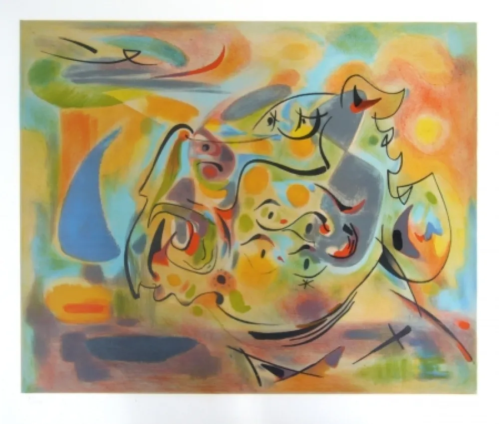 Lithograph Masson - Aurore