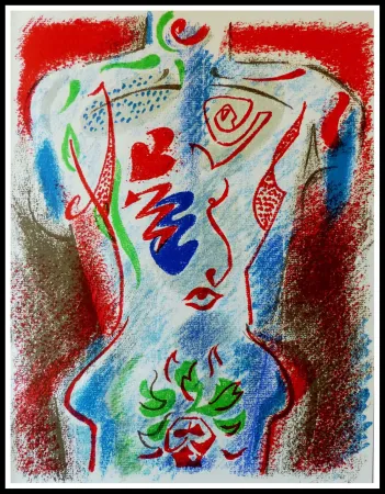 Lithograph Masson - BUSTE