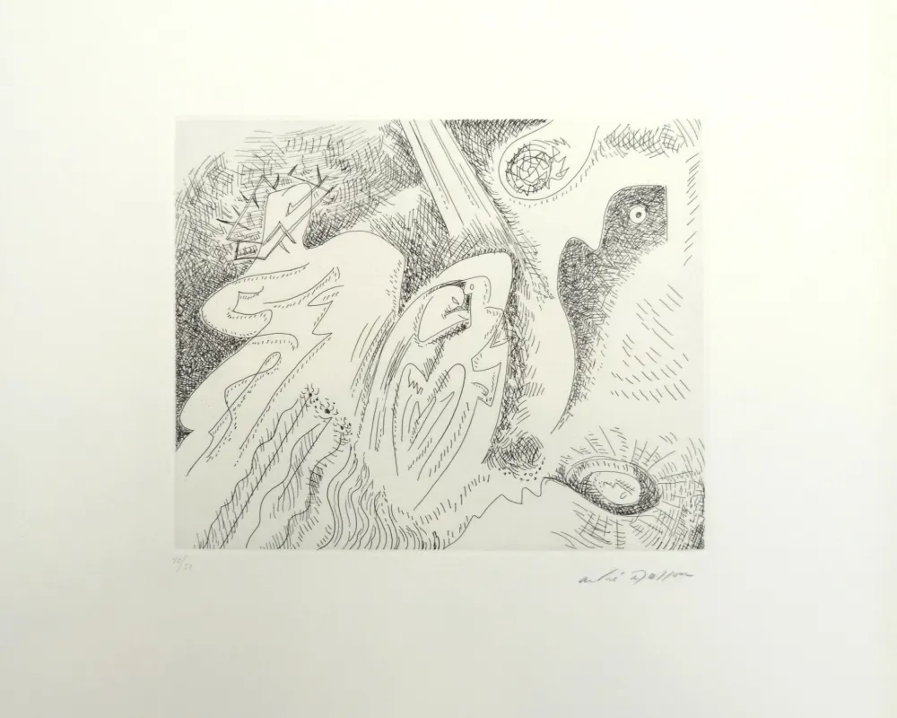 Engraving Masson - Cérémonie gnostique