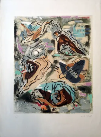 Lithograph Masson - Composition 1