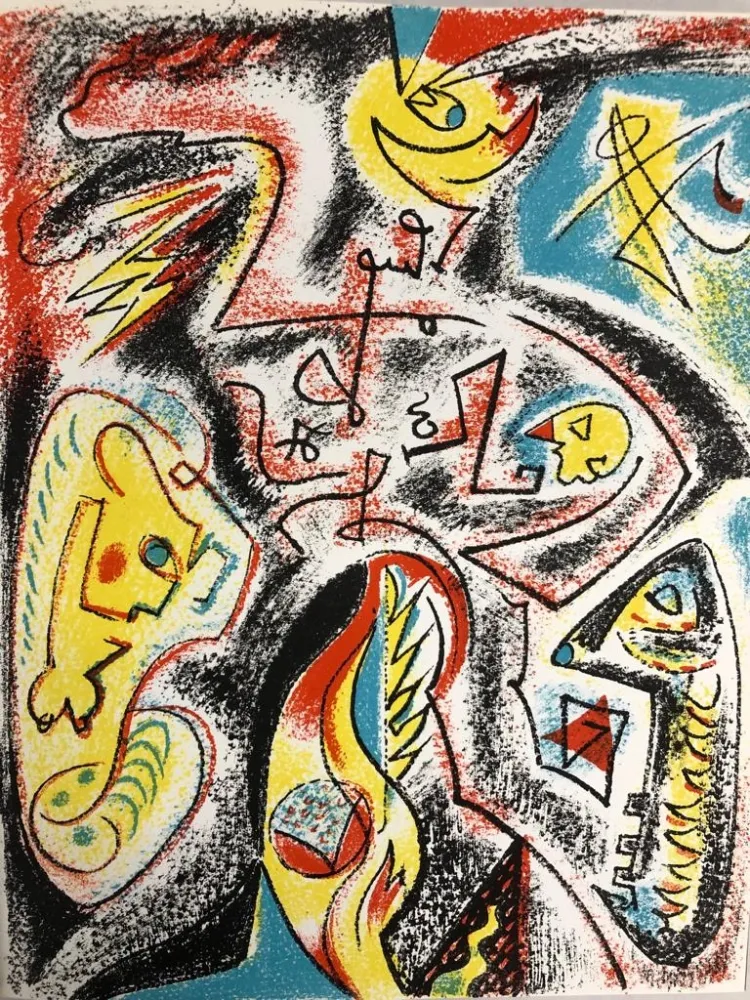 Lithograph Masson - Composition