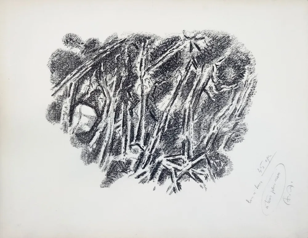 Lithograph Masson - Composition