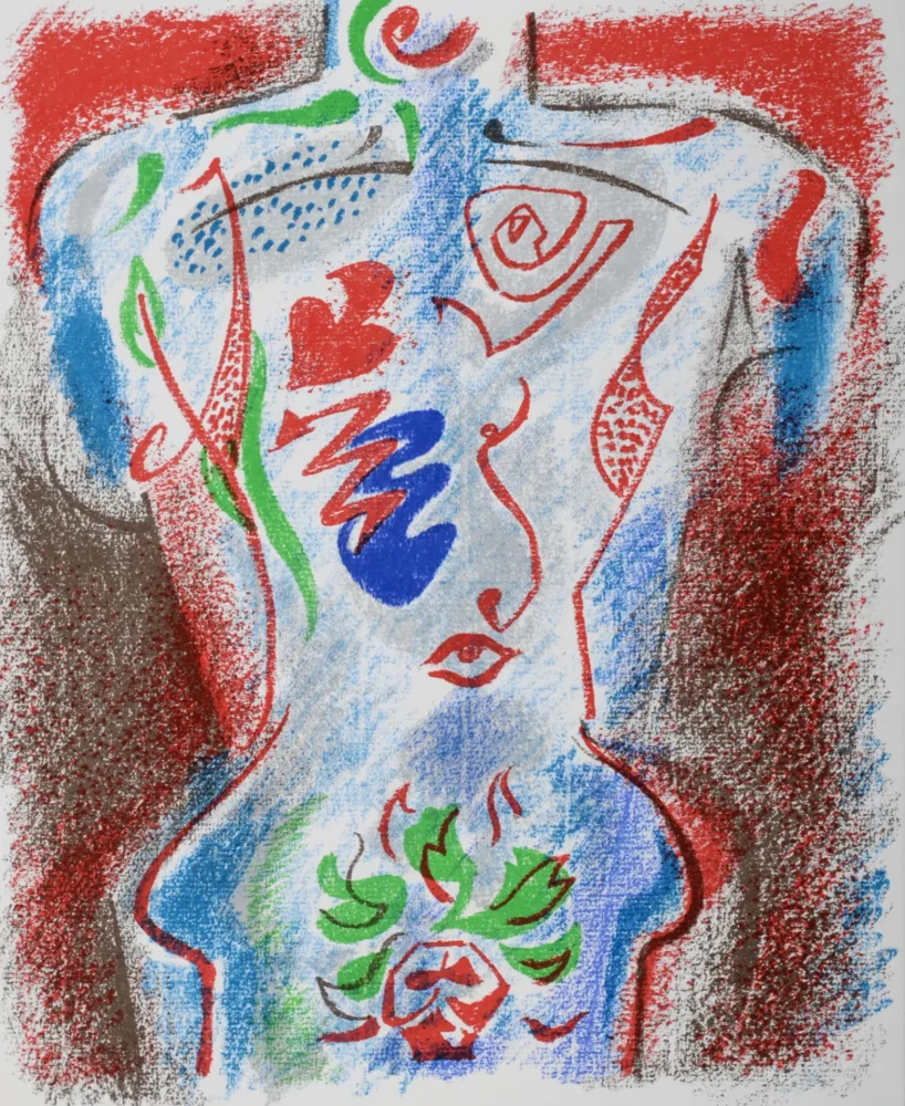 Lithograph Masson - Composition, 1972