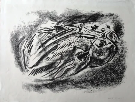 Lithograph Masson - Composition 3