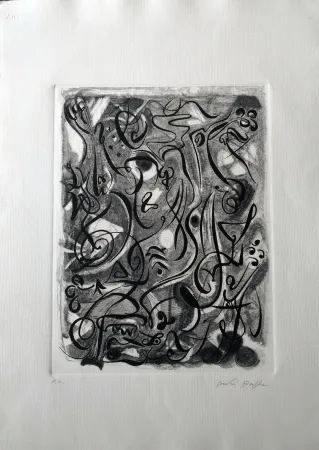 Etching And Aquatint Masson - Composition