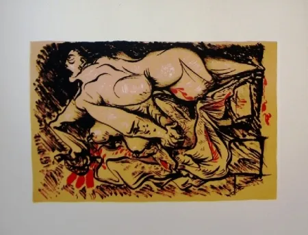 Lithograph Masson - Dessins érotiques - 20 lithographies