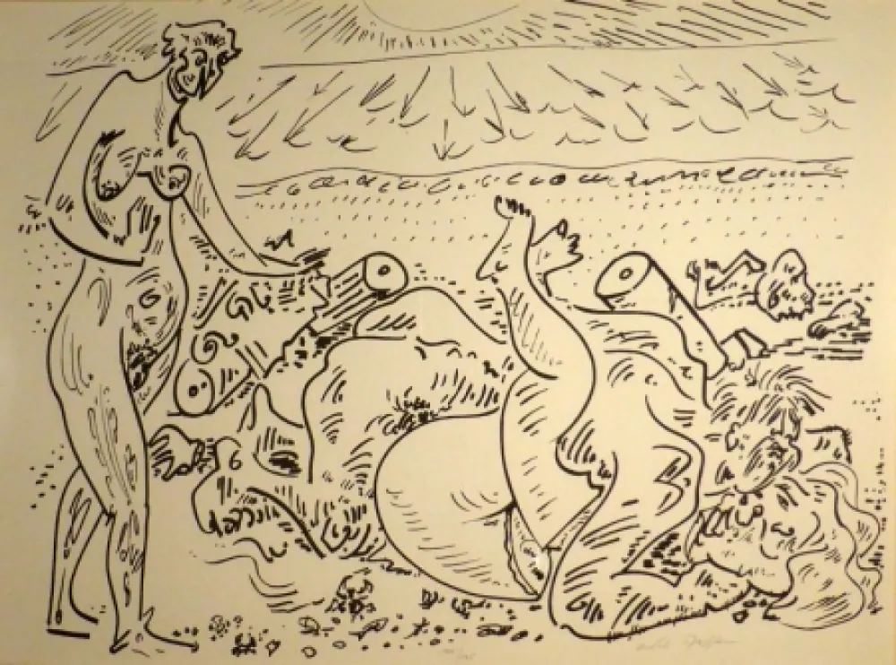 Lithograph Masson - (Erotique)