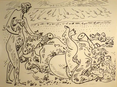 Lithograph Masson - (Erotique)